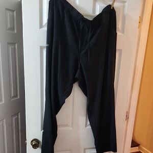 Black  Scrub Pant with Elastic Waistband
